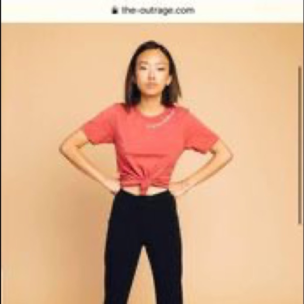 The Outrage “Not here to please you” t shirt